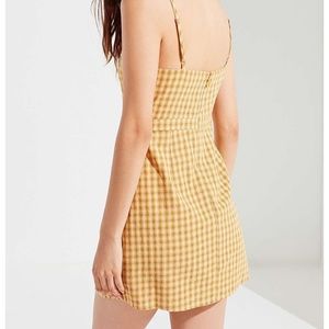 Urban Outfitters Mini dress, yellow gingham